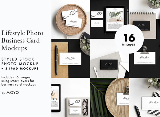 商业名片 iPad展示模型Mockups[psd]