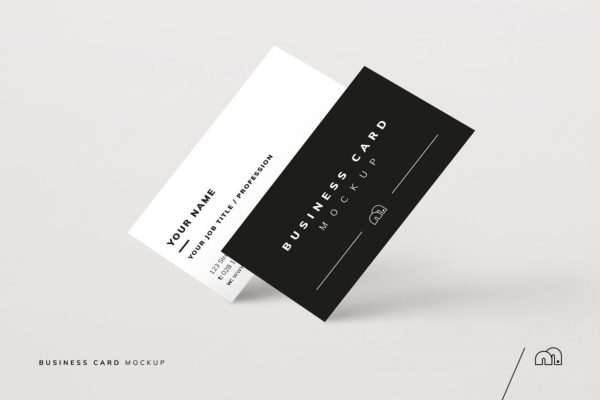 多角度多样式名片样机素材模板 Business Card Mockup
