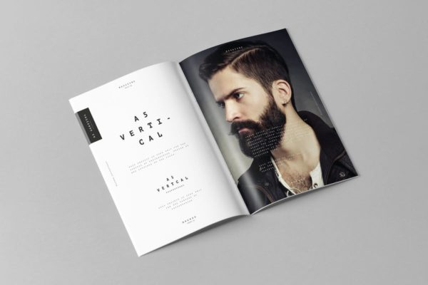 A5规格画册样机素材模板 A5 Brochure Mock-up