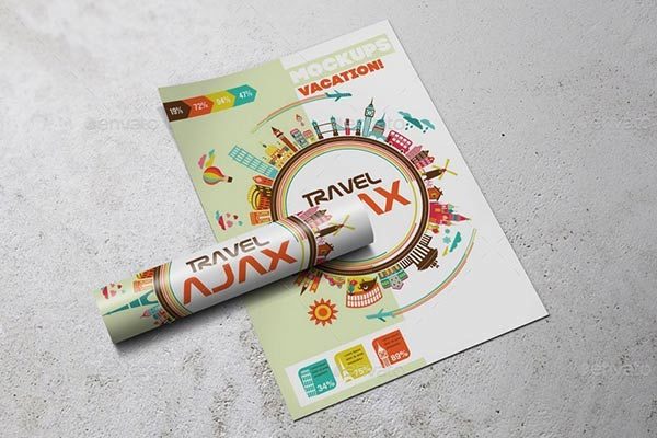 传单、海报、简历展示模型合辑 Flyer Poster Resume Mockups Bundle [psd]