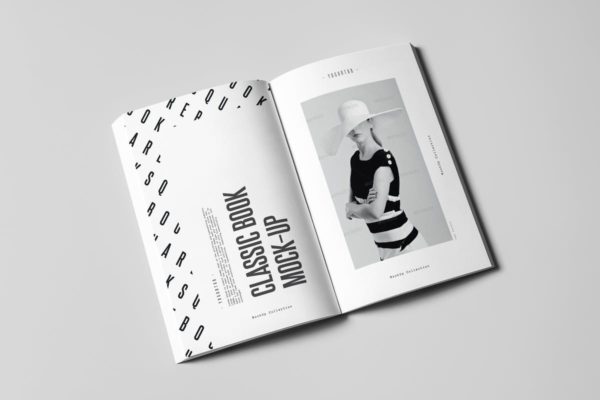 经典书籍样机素材模板 Classic Book Mock-up