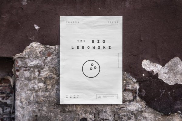 实景张贴效果海报传单样机素材模板4 Urban Poster Mock-up 4