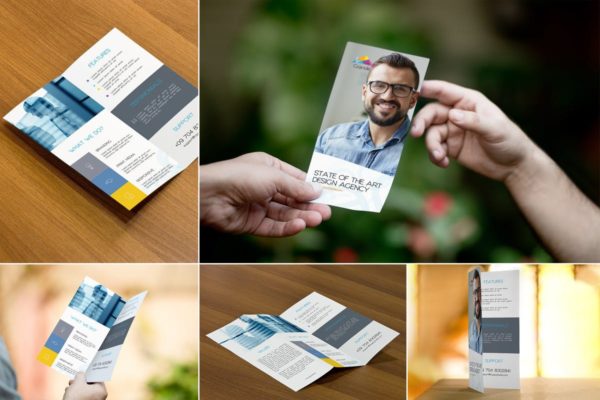 创意海报传单设计演示样机素材模板 Creative Flyer Mockups