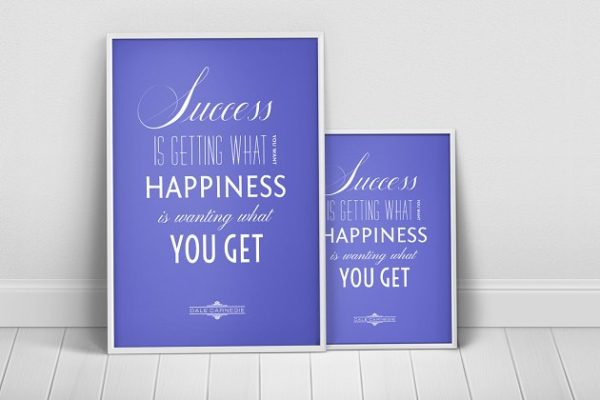 长方形实景海报样机素材模板 Poster mock-up