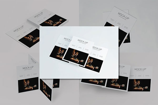 美国信纸大小的海报展示样机素材 US Letter Flyer Mock-Up [psd]