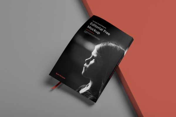 时尚A4软封面书杂志样机素材 Softcover Book Mockup