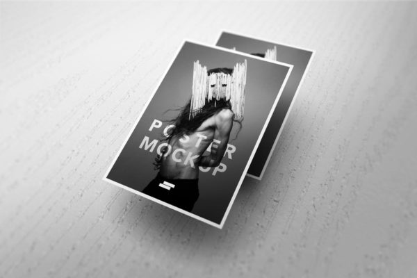 逼真A4海报样机素材模板 A4 / Poster Mock-up