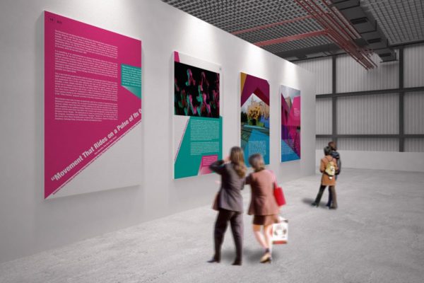 展馆橱窗艺术品海报样机素材模板v4 Exhibition Mockup [vol 4]