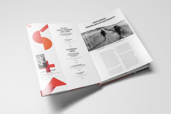 图书内页版式设计样机素材模板V1 Book Mockups 01