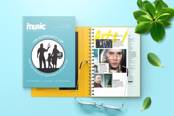 活页精装封面记事本笔记本样机素材 Spiral Hardbound Book With Folder Cover Mockups