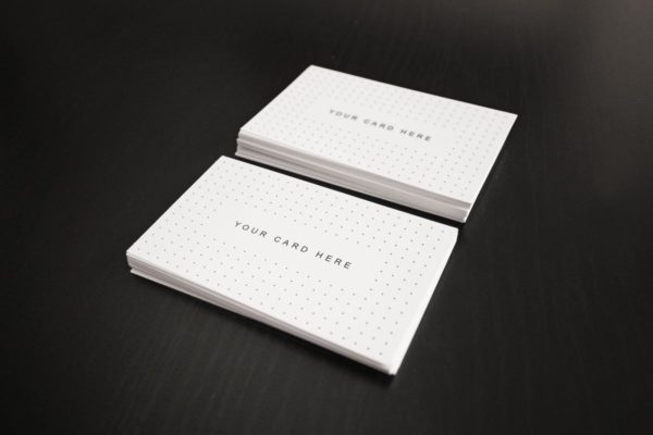 极简主义设计风格企业传单＆名片样机素材模板 Flyer and Business Card Clean Realistic Mockups 3