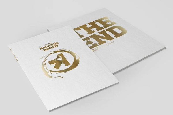 A4企业产品服务目录手册印刷品样机素材 A4 Magazine Catalog Mockup