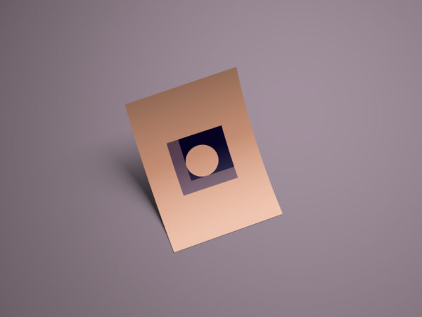 A3规格广告海报传单设计样机素材