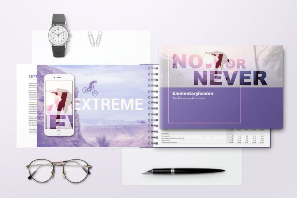 精装封面设计活页笔记本样机素材V2 Spiral Hardbound Book With Folder Cover Mockups 02