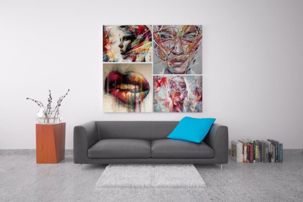 室内油画作品展示样机素材模板Vol.4 Picture Art Mockup [Vol 4]