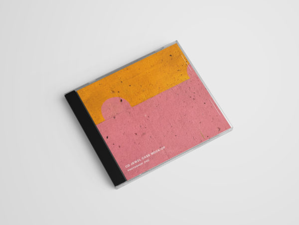 音乐CD光盘&包装盒封面展示样机素材