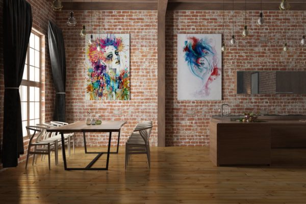 工作室艺术作品油画展示样机素材模板Vol.6 Picture Art Mockup [Vol 6]