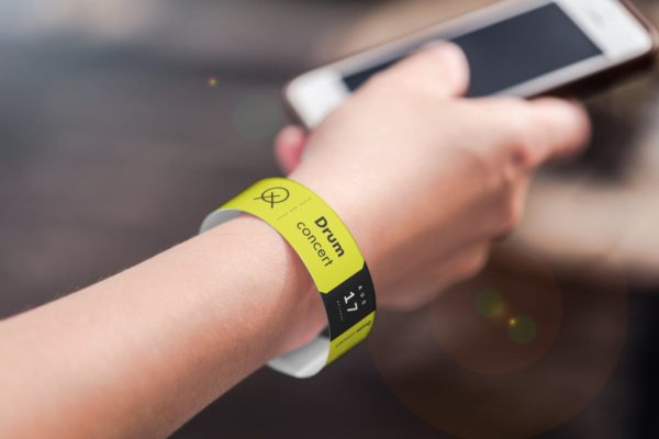 纸质手环腕带样机素材模板V2 Paper Band Mock-up 2