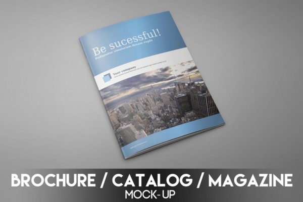 企业宣传册/产品目录/杂志样机素材模板 Brochure / Catalog / Magazine Mock-Up