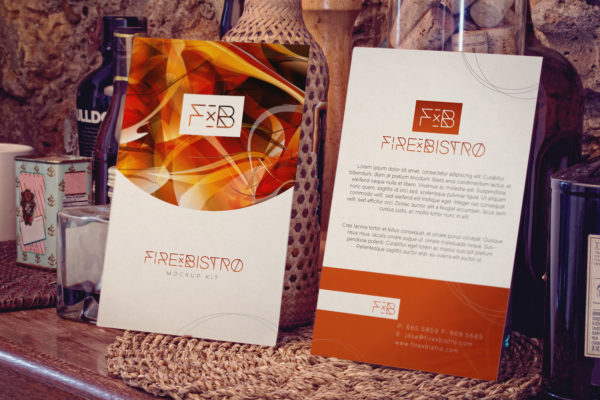 传单双面设计预览图样机素材模板02 Flyer Mockup 02