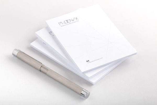 备忘录记事本封面设计效果图样机素材模板 Stack of Memo Mockup