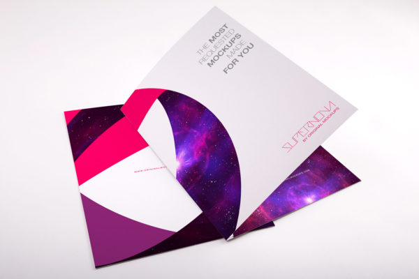 会议/办公专用文件夹外观设计图PSD样机素材模板02 Folder PSD Mockup 02