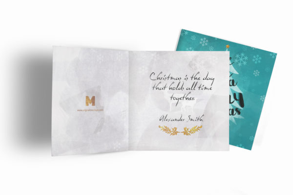 贺卡设计预览样机素材模板05 Greeting Card Mockup 05