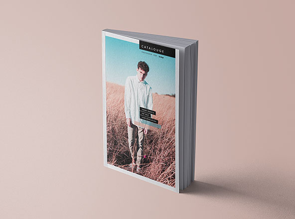 产品目录画册设计印刷效果样机素材 Catalogue Book Mockup