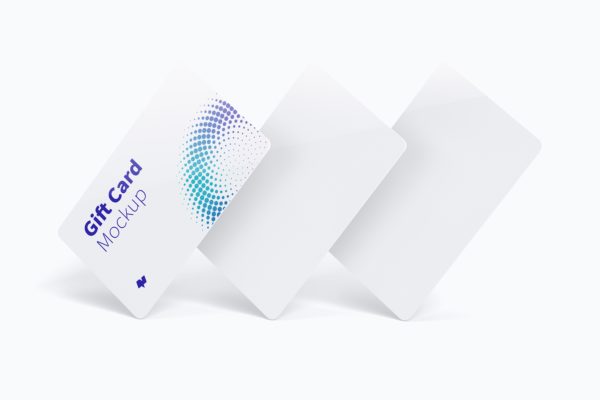 礼品积分卡设计图片预览样机素材06 Gift Card Mockup 06