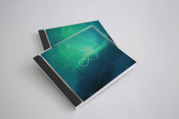 音乐CD盒外观设计效果图样机素材1 CD Mockup 1