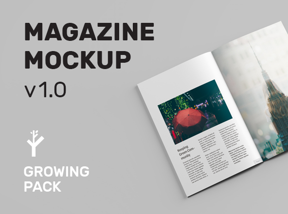 A4精装杂志封面&内页排版印刷效果图样机素材 A4 Magazine Mockup