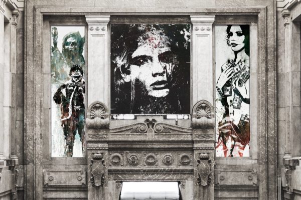 城市广告牌海报设计预览样机素材 Urban Billboard Poster Mockup