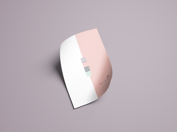 A5尺寸宣传单设计图样机素材模板 A5 Flyer Mockup