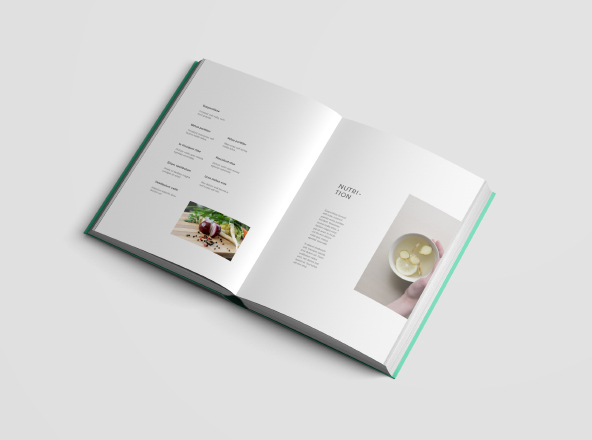 精装硬封图书封面＆内页版式设计效果图样机素材 Hardcover Book Mockup Photoshop