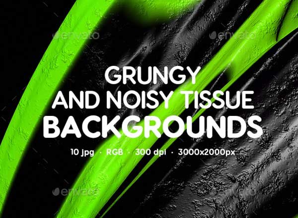 10款多彩墨迹背景图片素材 Grungy and Noisy Tissue Backgrounds
