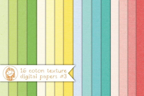 16款帆布纹理背景图片 Canvas Texture Background