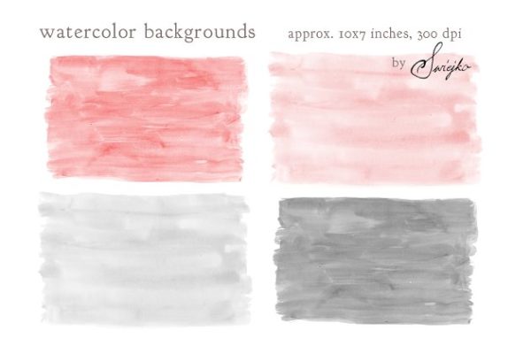 水彩风背景图片纹理 Watercolor , Background