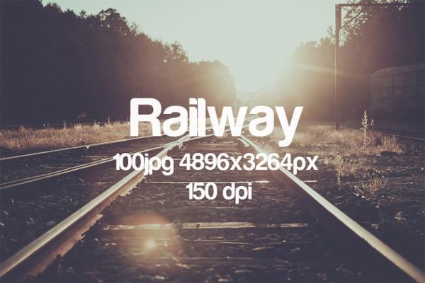 100张铁路轨道主题高清照片 railway photo pack
