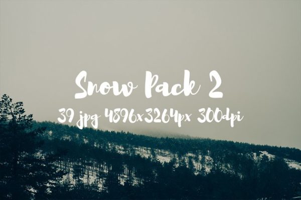 白雪茫茫雪景高清照片素材 Snow Photo Pack II