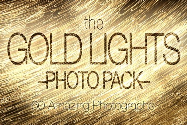 金色灯光高清照片素材 Gold Lights Photo Pack