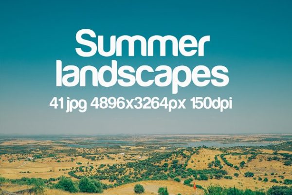 夏日辽阔景观高清照片素材 Summer landscapes photo pack