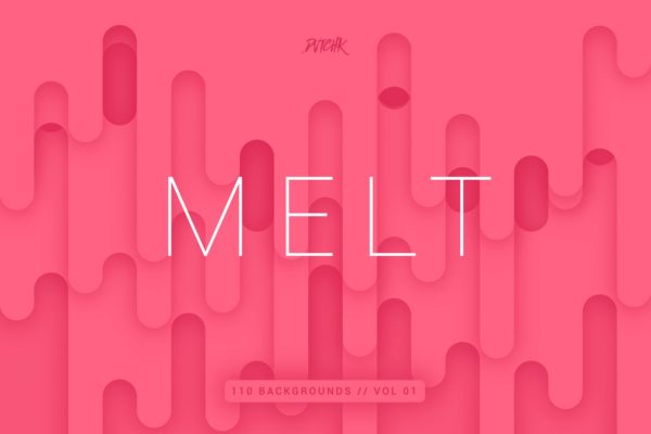 110款抽象圆形背景图片v1 Melt | Rounded Backgrounds | Vol. 01
