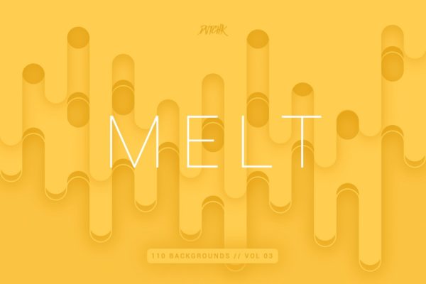 110款抽象圆形背景图片v3 Melt | Rounded Backgrounds | Vol. 03