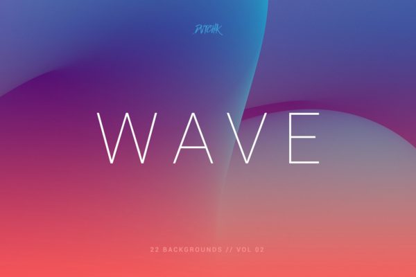 平滑渐变波纹背景图片v2 Wave | Smooth Backgrounds | Vol. 02
