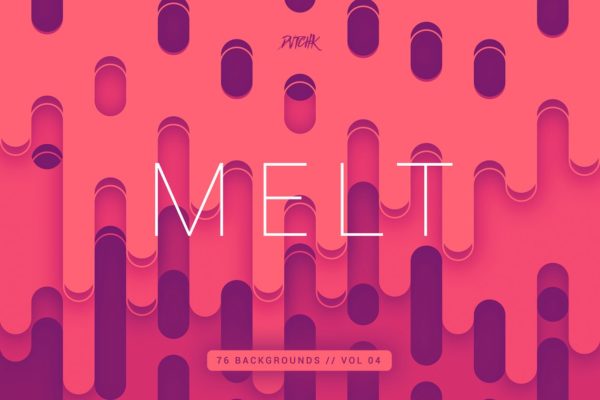 76款抽象圆形背景图片v4 Melt | Rounded Backgrounds | Vol. 04