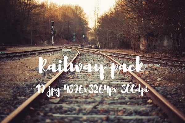 19张铁路轨道主题高清照片 II Railway photo pack II