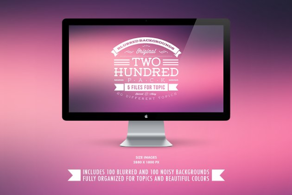 200张模糊和噪点背景图片素材 200 Blurred and Noisy Backgrounds