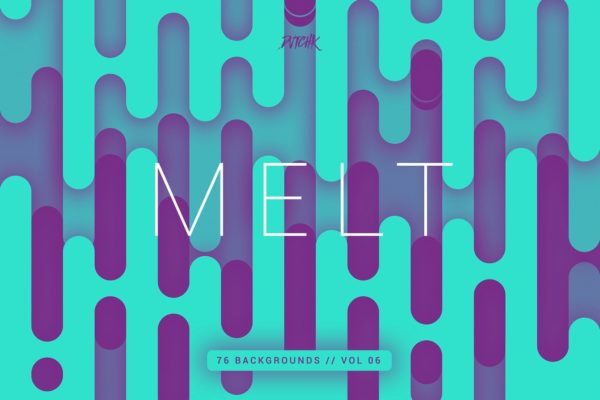 76款抽象圆形背景图片v6 Melt | Rounded Backgrounds | Vol. 06