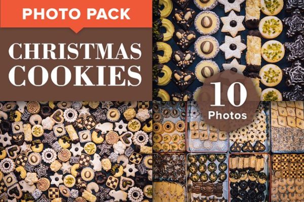 手工制作圣诞曲奇精品照片 Christmas Cookies – Photo Bundle