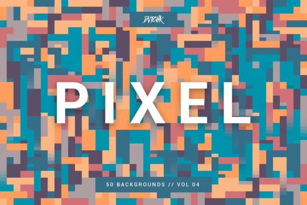 多彩像素图案背景图片照片合集v4 Pixel | Colorful Backgrounds | V. 04
